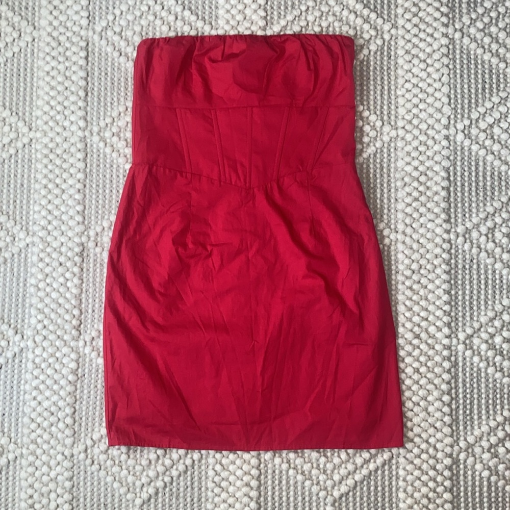 Princess Polly Ivy Red Corset Mini Dress